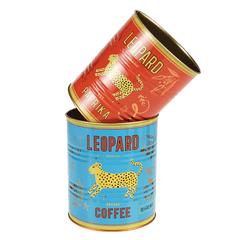 Rex London - Leopard Storage Tins - Set Of Two