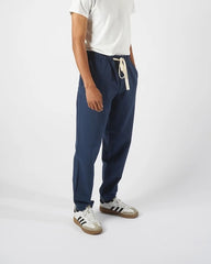 Portuguese Flannel Chemy Trousers  - Navy