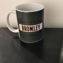 Bromley Christmas Mug Green