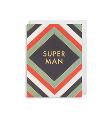 Lagom Design -  Super Man Mini Card