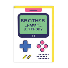 Ohh Deer Gameboy Brother Birthday Card