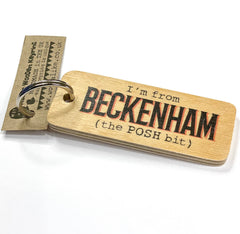 Beckenham Wooden Keyring