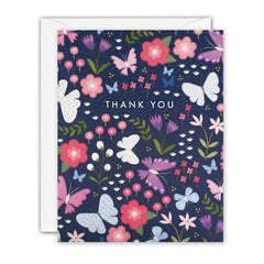 James Ellis Exploding Butterfly Thank You Card Pack of 5