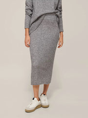 Two Danes Maren Knit Skirt - Dark Grey