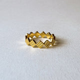 Matthew Calvin Telos Charm Ring - Gold