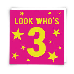 Redback Cards Three Pink