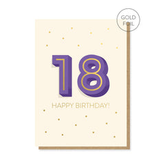 Stormy Knight 18th Milestone Birthday Card