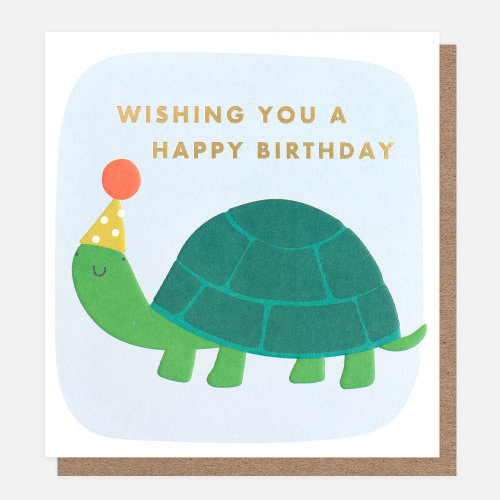 Caroline Gardner - Wishing You a Happy Birthday Tortoise Card – Bunka