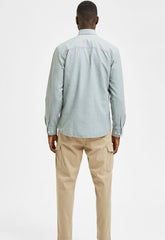 Selected Homme - Linen Blend Shirt - Desert Sage