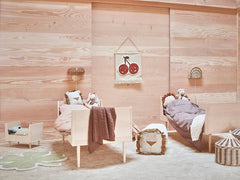 OYOY Mini Cherry On Top Mini Wall Rug - Red