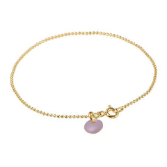 Enamel Copenhagen Bracelet Ball Chain - Lavender