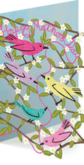 Roger La Borde Lasercut Multicolour Mother’s Day Birds