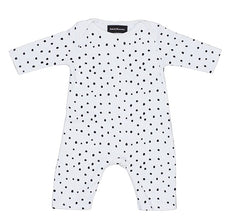 Bob & Blossom - White And Black Spot Print All-In-One