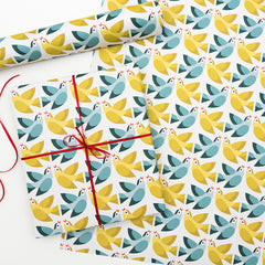 Love Birds Single Sheet Wrapping Paper