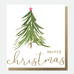 Caroline Gardner - Robin & Tree Mixed Charity Christmas Cards Pack of 8