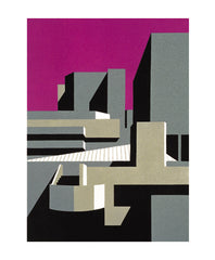 Art Angels - Southbank Magenta by Paul Catherall