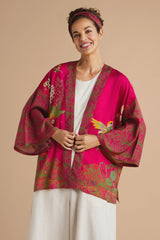 Powder Design - Hummingbird Kimono Jacket Raspberry