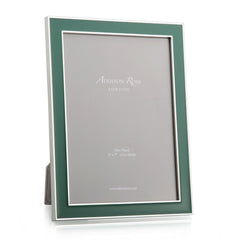 Addison Ross Enamel Frame - Silver & Fern