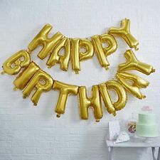 Giant Birthday Foil Balloon Bunting - ‘Happy Birthday’ - Talking Tables