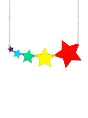 Tatty Devine - Shooting Star Rainbow Necklace