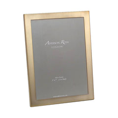 Addison Ross Matte Gold with Squared Corners 5x7 Photo Frame