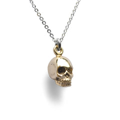 Tales From The Earth Silver Memento Mori Necklace