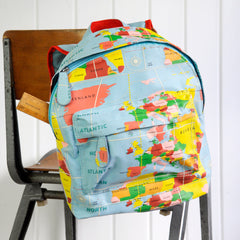 Mini Backpack - World Map